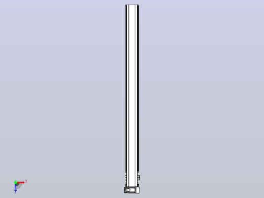 皮带直线轴半封闭可选导轨TPA-HNB-140D-120-L1650-RU-C-P40-N3俯视缩略图