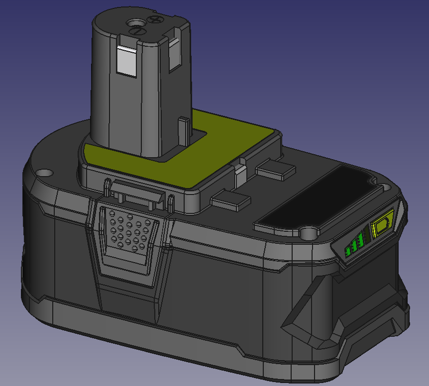 Ryobi 4Ah 18V电池