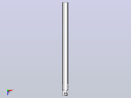 皮带直线轴半封闭可选导轨TPA-HNB-202D-140-L2800-ML-Y-P75-N3俯视缩略图