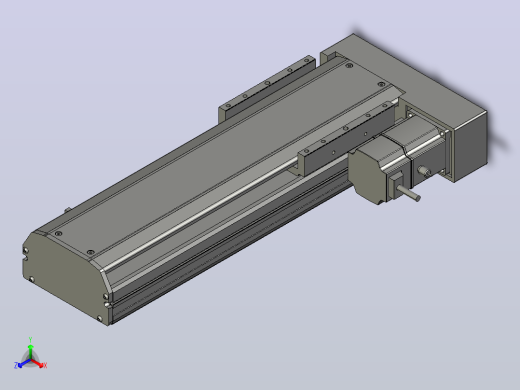 SYS14-250-BR-200W滚珠花健、支撑座、滚珠丝杠、交叉导轨、直线模组.STEP