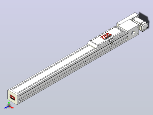 伺服电机集成皮带传动直线执行器TPA-OCB-120-224-L850-MR-P75-N3