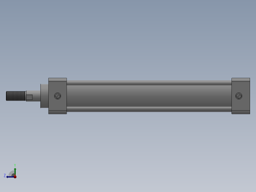 双作用气缸（XQGA（B）系列）[XQGBKn-SD-40×200]右视缩略图
