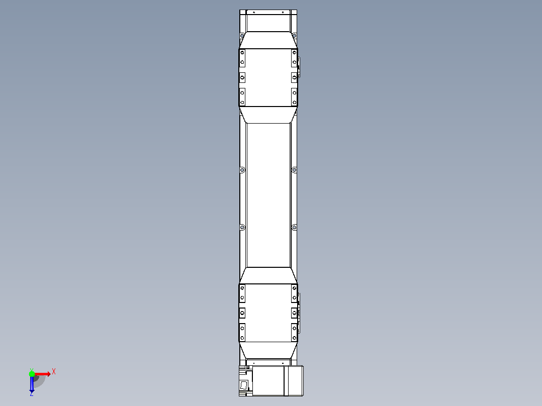 皮带直线轴双滑块型TPA-GCBS-150-P80-L175-RP-M75-N3俯视图