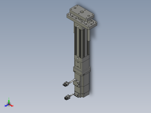 轻载电动缸TPA-ESR40-1210C-L50-M-QDX-W-P40-C3主视缩略图