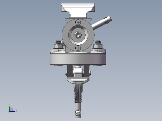 Vices普通台钳模型3D图纸 Solidworks设计左视缩略图