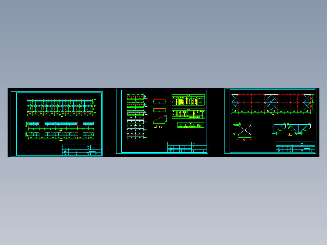 轻钢门架设计图