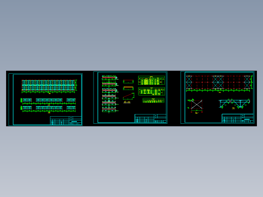 轻钢门架设计图