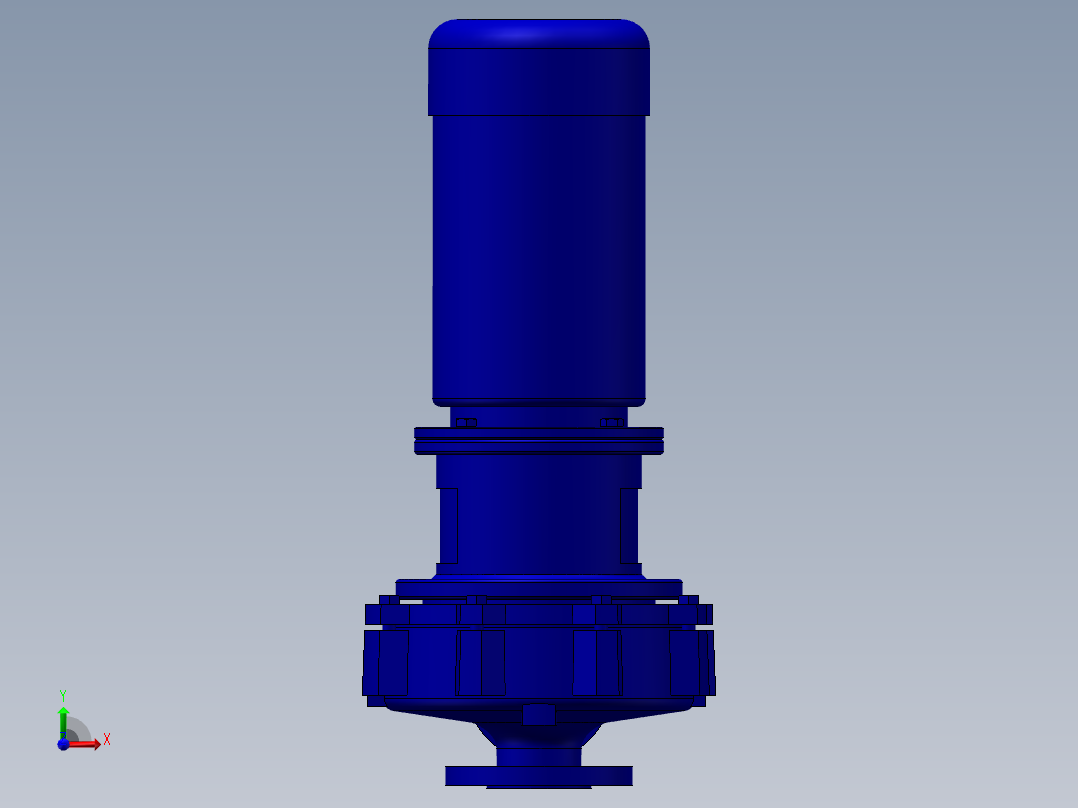 立式离心泵前视图