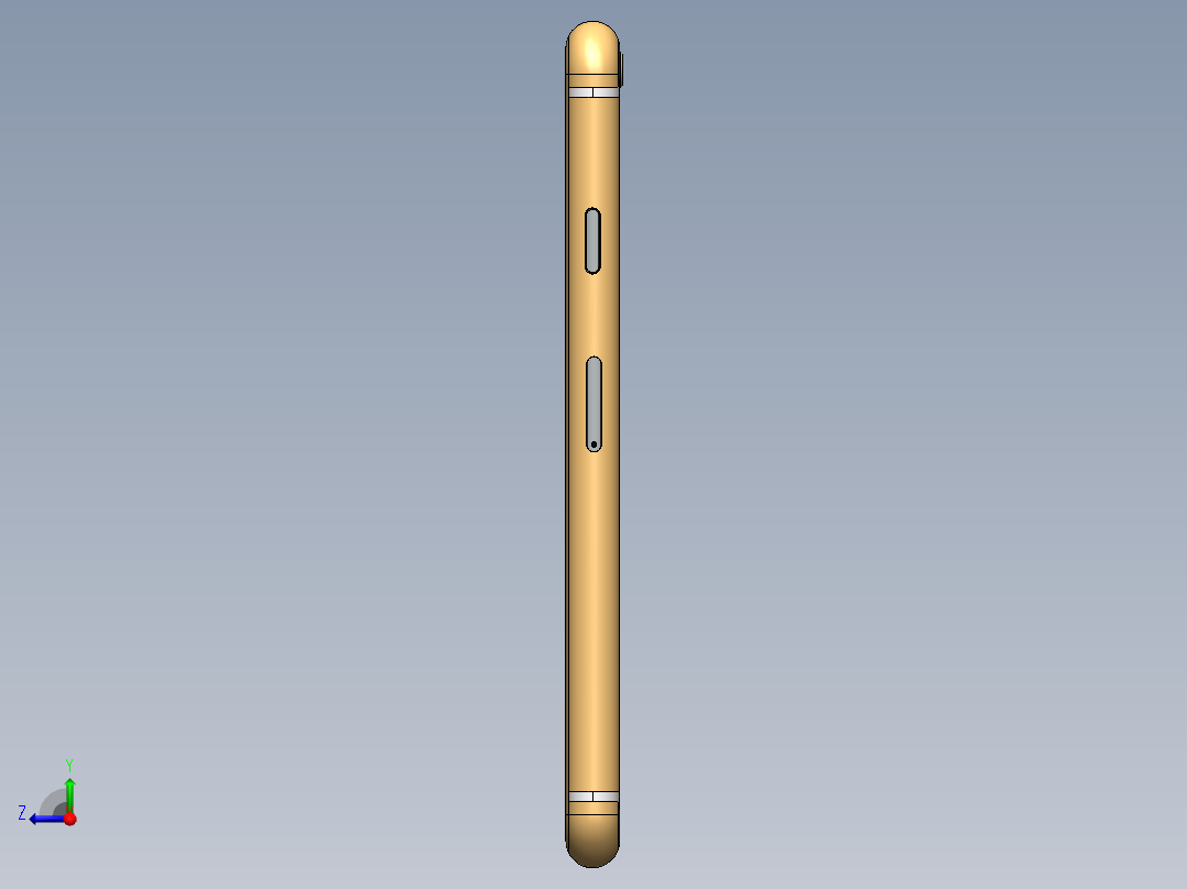 hone 6 土豪金右视图