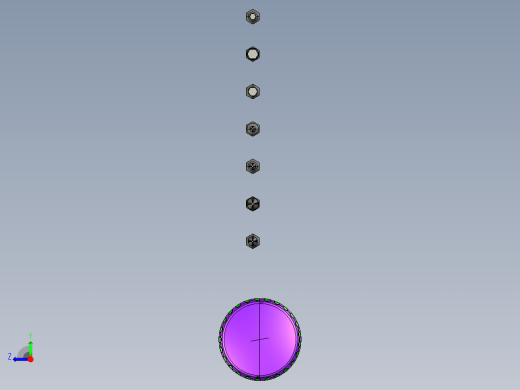精密螺丝刀套件建模右视缩略图