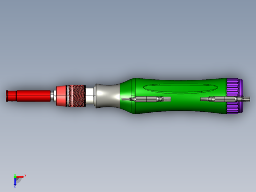 精密螺丝刀套件建模俯视缩略图
