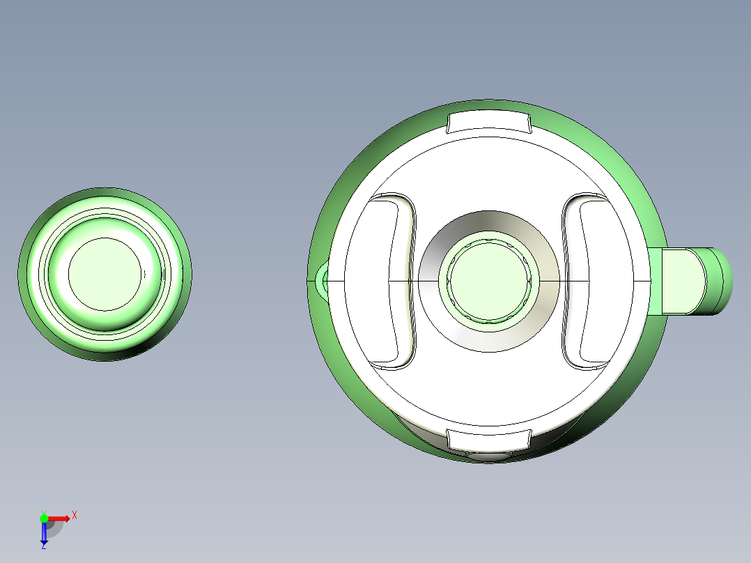 搅拌机（带渲染效果，z3，stp，igs）俯视图