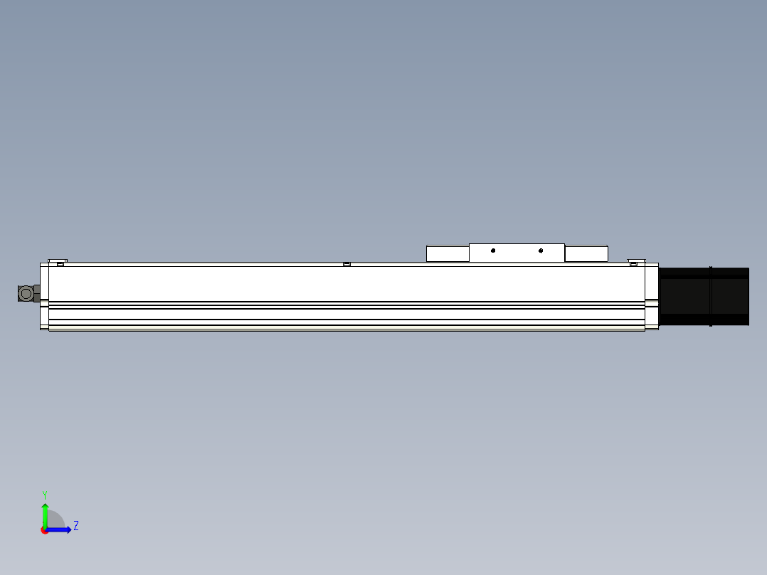 Toyo东佑达直线模组-ECH14-350-BC-200W左视图