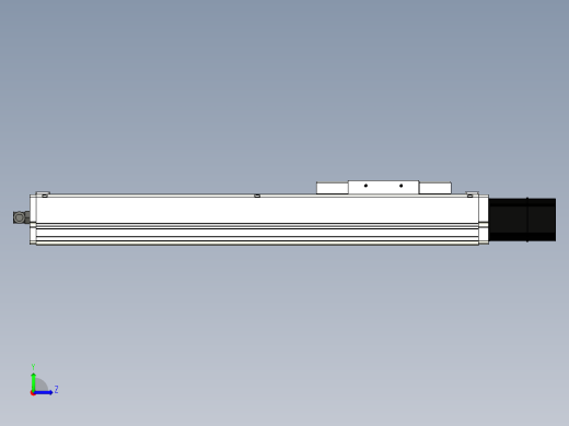 Toyo东佑达直线模组-ECH14-350-BC-200W左视缩略图