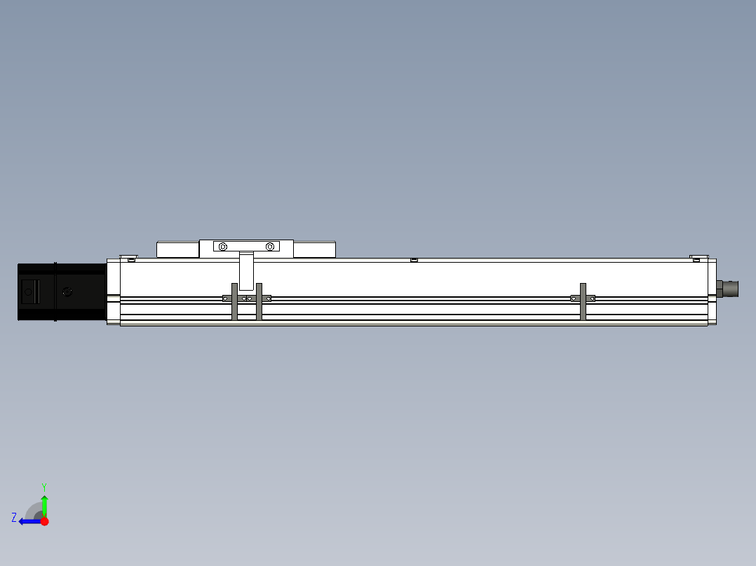 Toyo东佑达直线模组-ECH14-350-BC-200W右视图