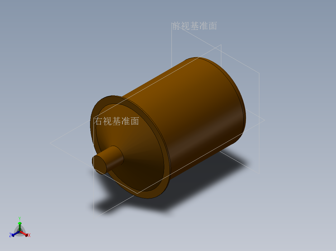 润滑器PERMA CLASSIC 120正等轴测图