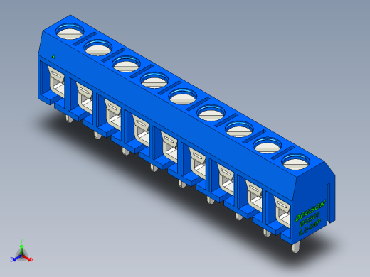 DEGSON DG306 系列 5.0 接线端子-DG306-5.0-09P-12-00AH