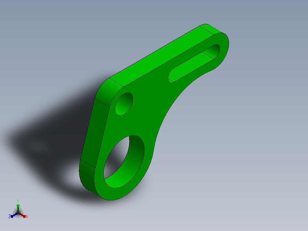 SW建模练习题-exercise 114主视图