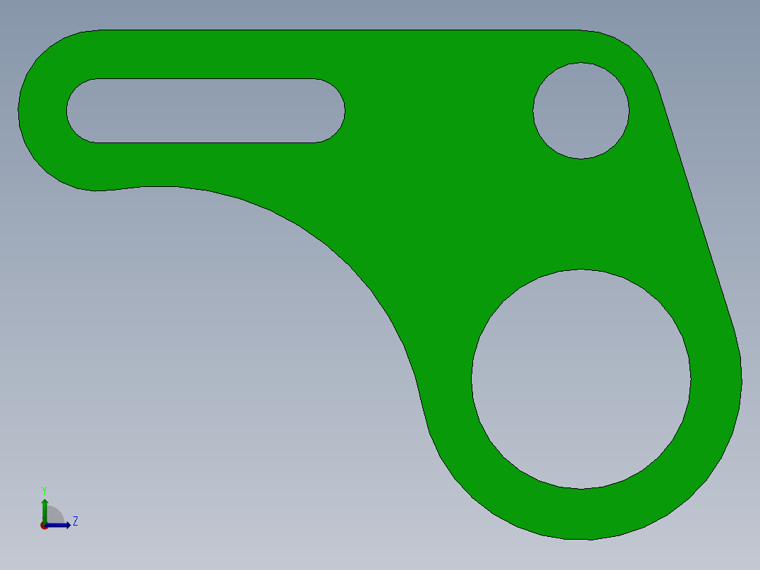 SW建模练习题-exercise 114左视图