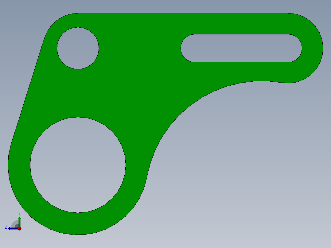 SW建模练习题-exercise 114右视图