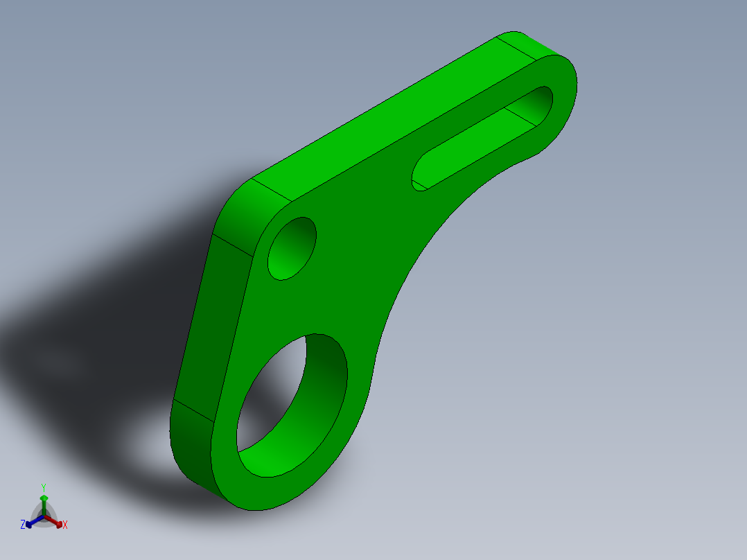 SW建模练习题-exercise 114正等轴测图