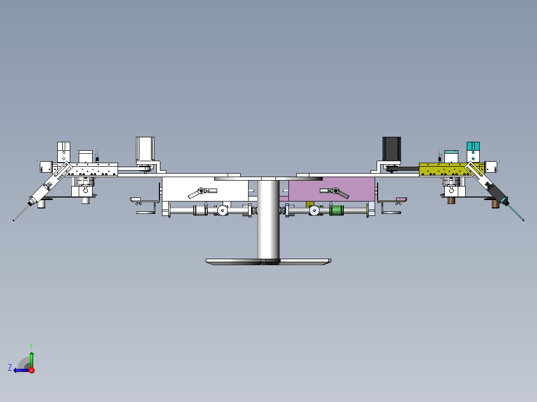 宇宙飞行战斗舰右视图