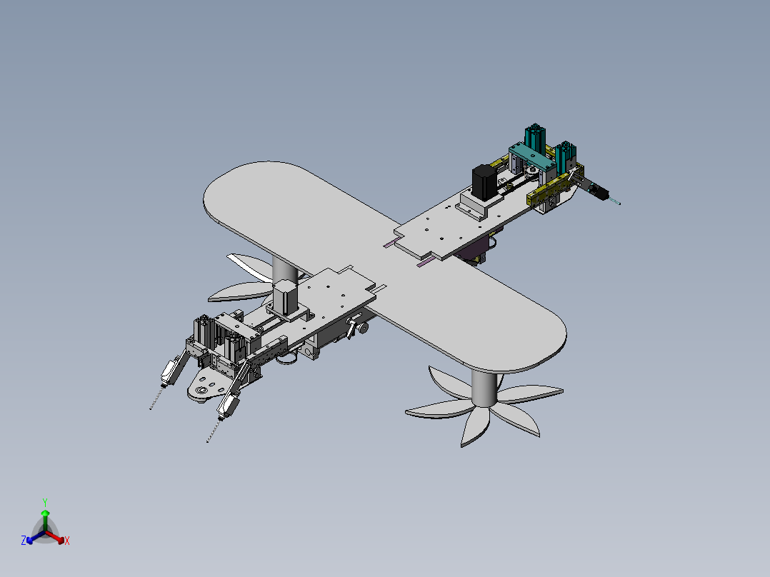 宇宙飞行战斗舰正等轴测图
