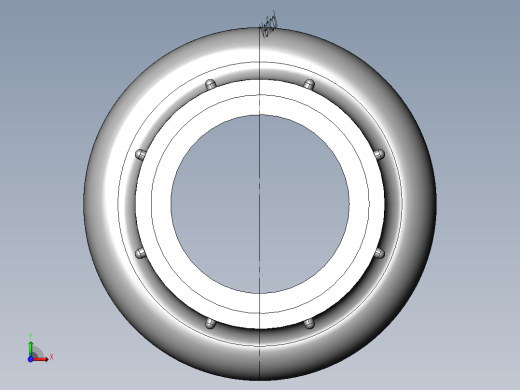 PVC公制管件-50 check Valve前视缩略图