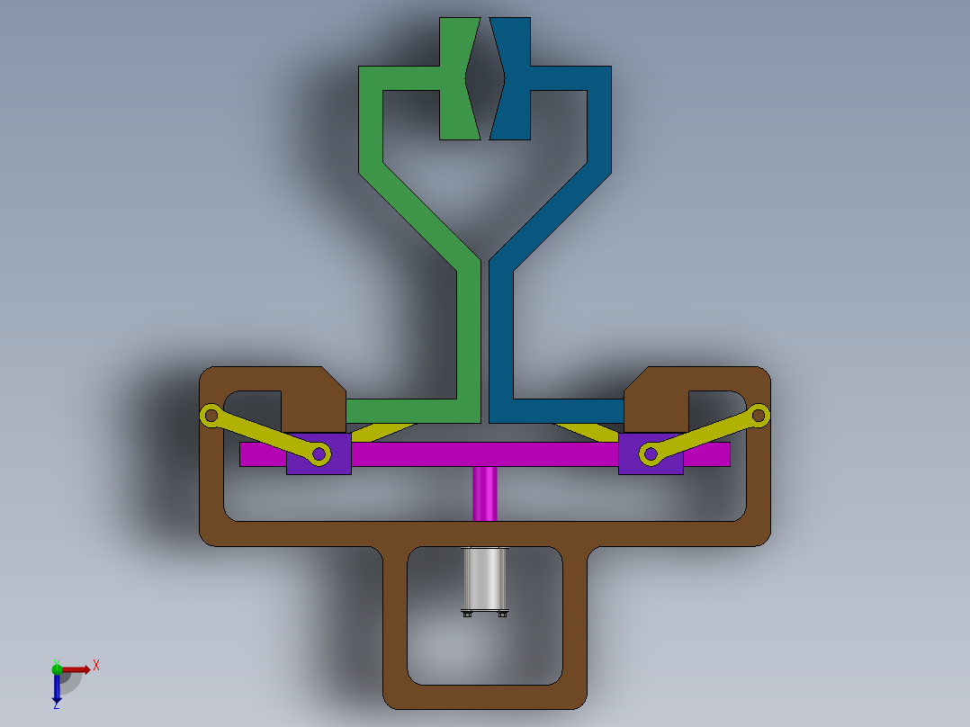 机械爪 3D图纸 (75)俯视图