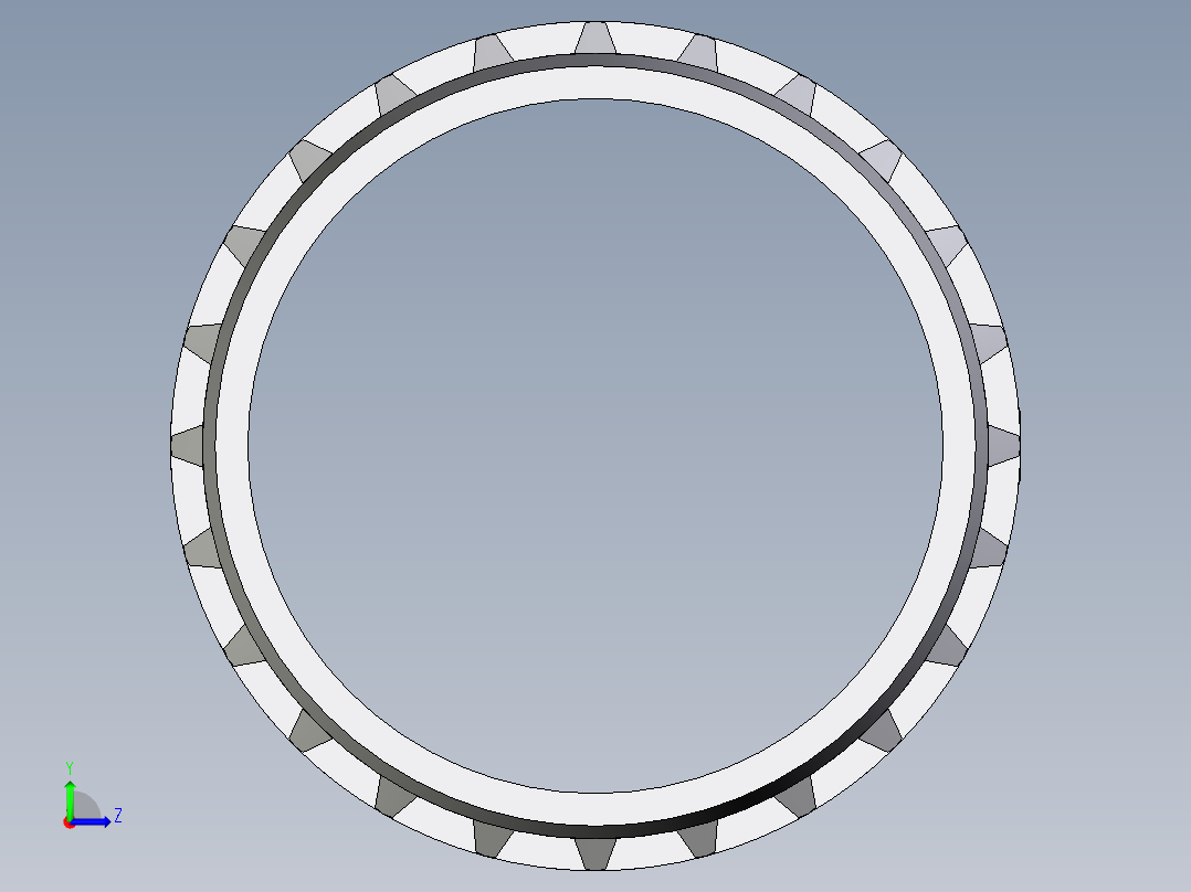 卡套式工业通用硬管接头Progressive_stop_ring_PSR18LX左视图