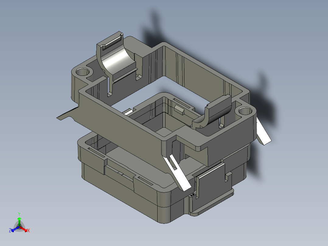 压力传感器EB-P08正等轴测图