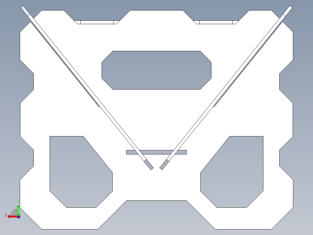 便携式露营烧烤炉后视图