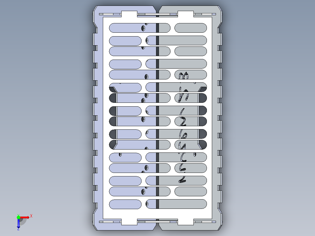 便携式露营烧烤炉俯视图