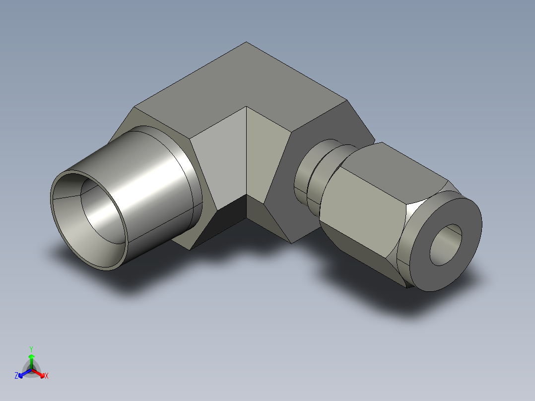 卡套式工业通用硬管接头4-6_cbu-s主视图