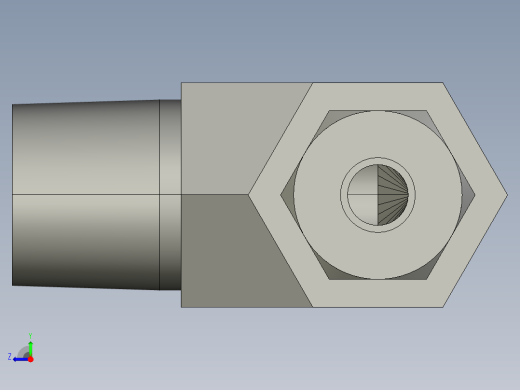 卡套式工业通用硬管接头4-6_cbu-s右视缩略图