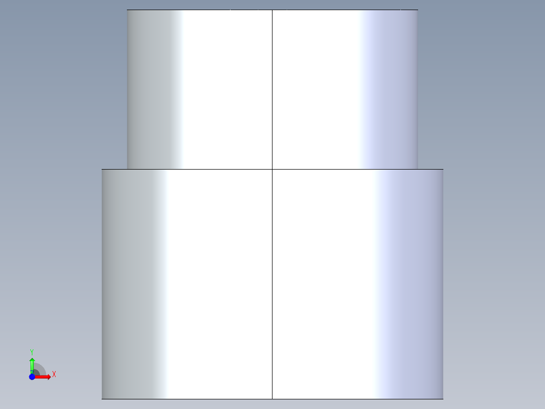 CPVC管件11-Sch80_ReducerCoupling_SxS_9829-212_1.5in x 1.25in前视图