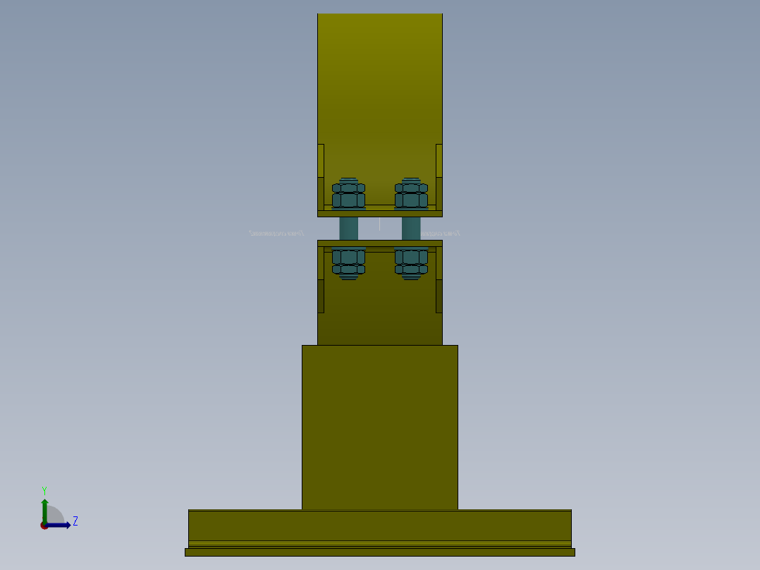 支架 (15)左视图