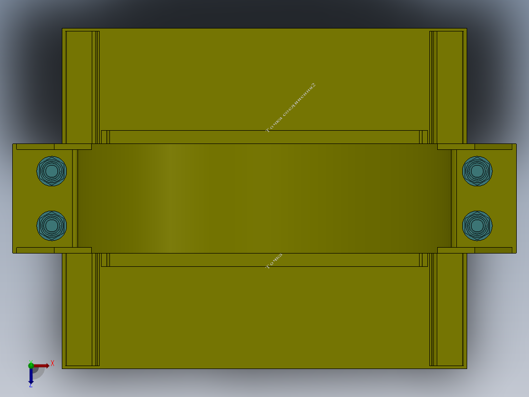 支架 (15)俯视图