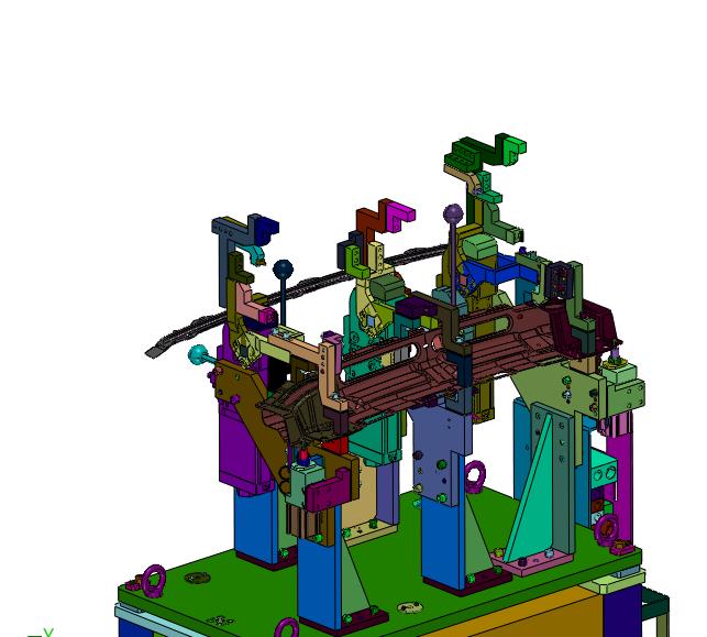 固定横梁焊接通用工装