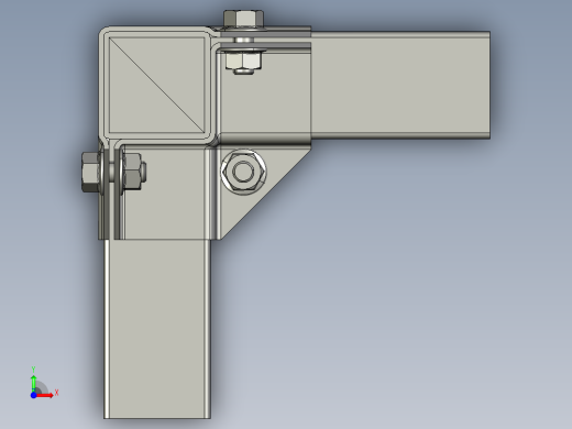 方管连接固定3前视缩略图