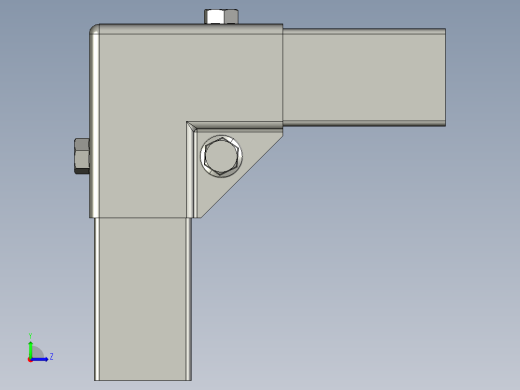 方管连接固定3左视缩略图