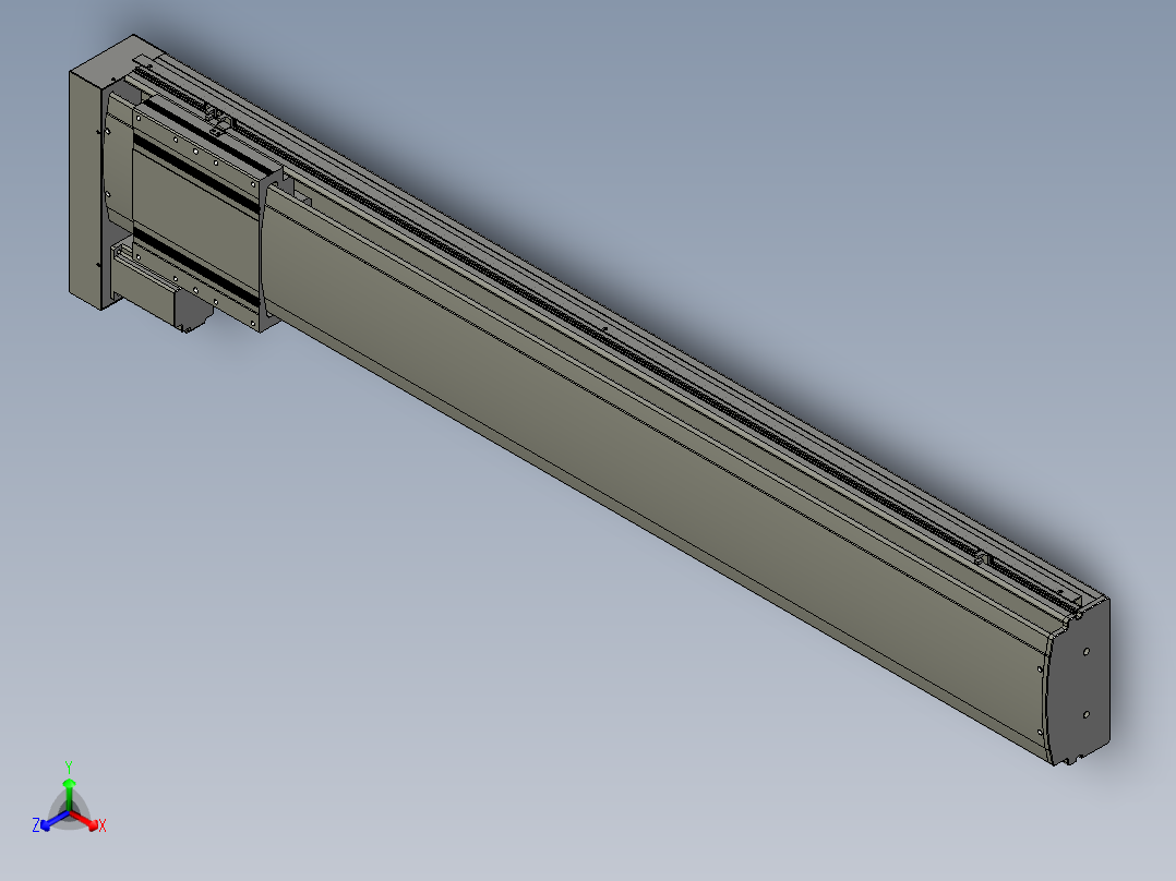 VF丝杆传动-一般环境VF22-S1300-BL主视图
