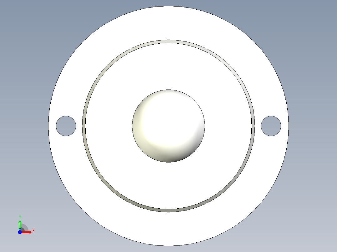 萬向滾珠44-3D多系列多零件图纸模型前视图