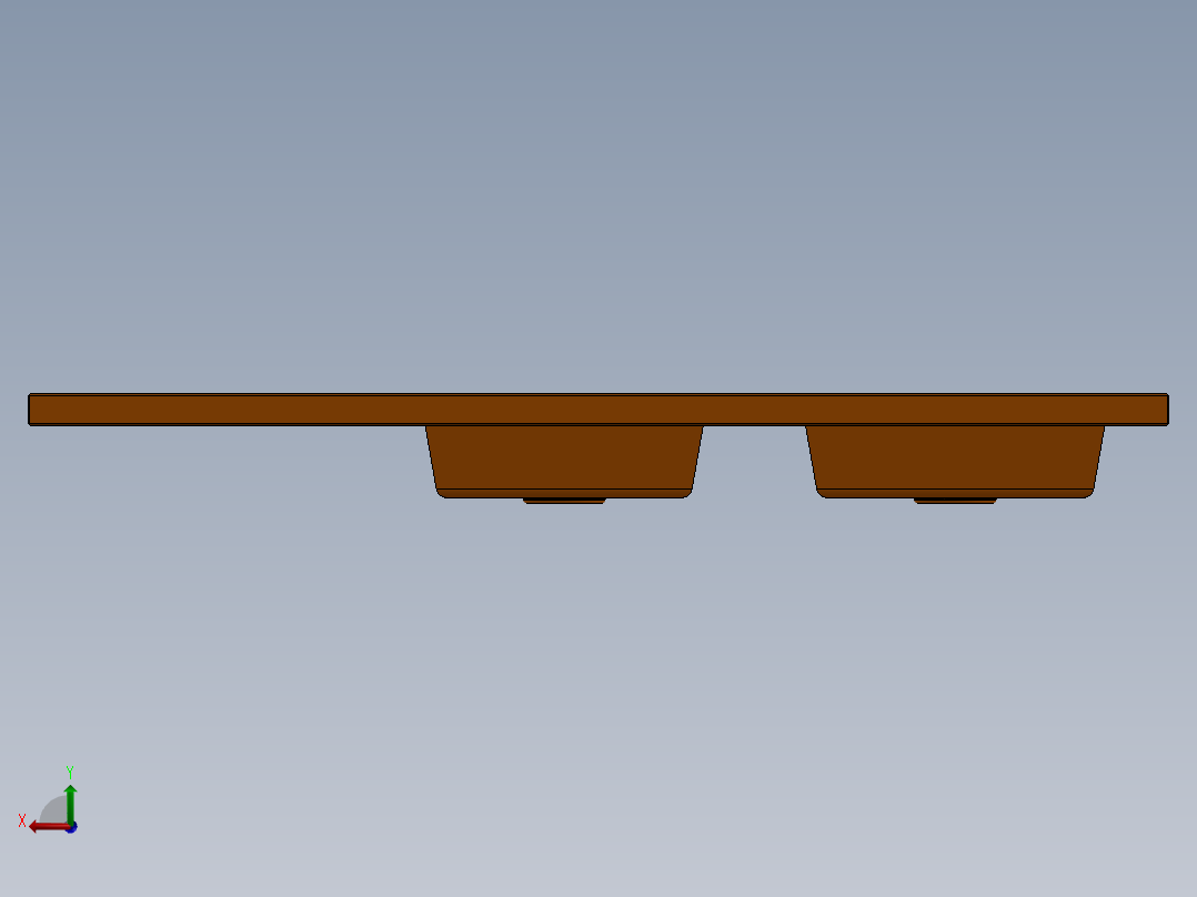水槽、不锈钢水槽(92)后视图