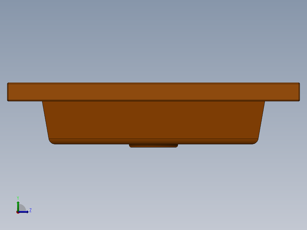 水槽、不锈钢水槽(92)左视图