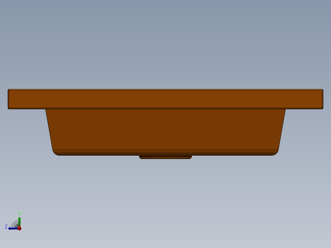 水槽、不锈钢水槽(92)右视图
