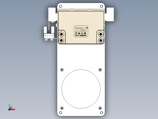 TPA-KNR-60E-1205C-L650A1-MP-H40-N3线性模块铝制底座前视缩略图
