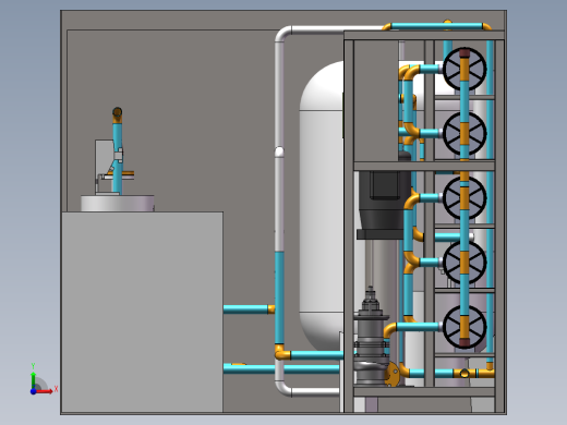 移动集装箱净水方案sw16可编辑前视缩略图