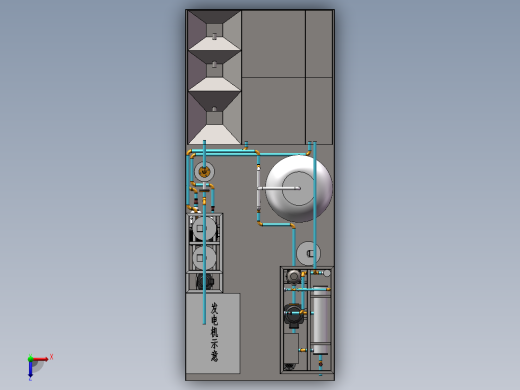 移动集装箱净水方案sw16可编辑俯视缩略图