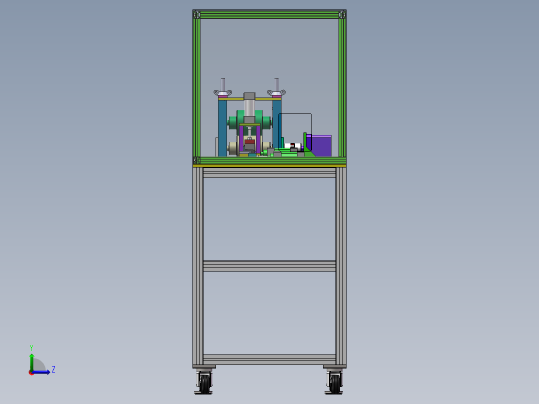 铜线切断机sw18可编辑左视图